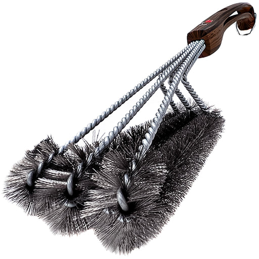 Wood Grain 360° Clean Grill Brush by Kona®, 18"