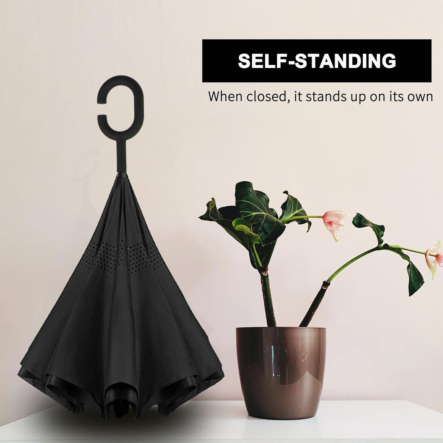 Windproof Double Layer Inverted Umbrella