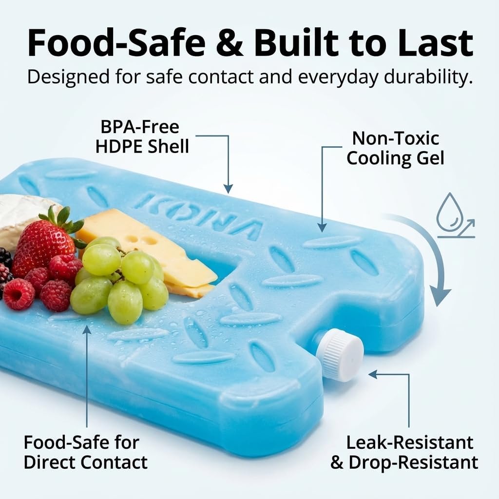 Blue Heavy Duty Ice Pack for Coolers - 2 lb.