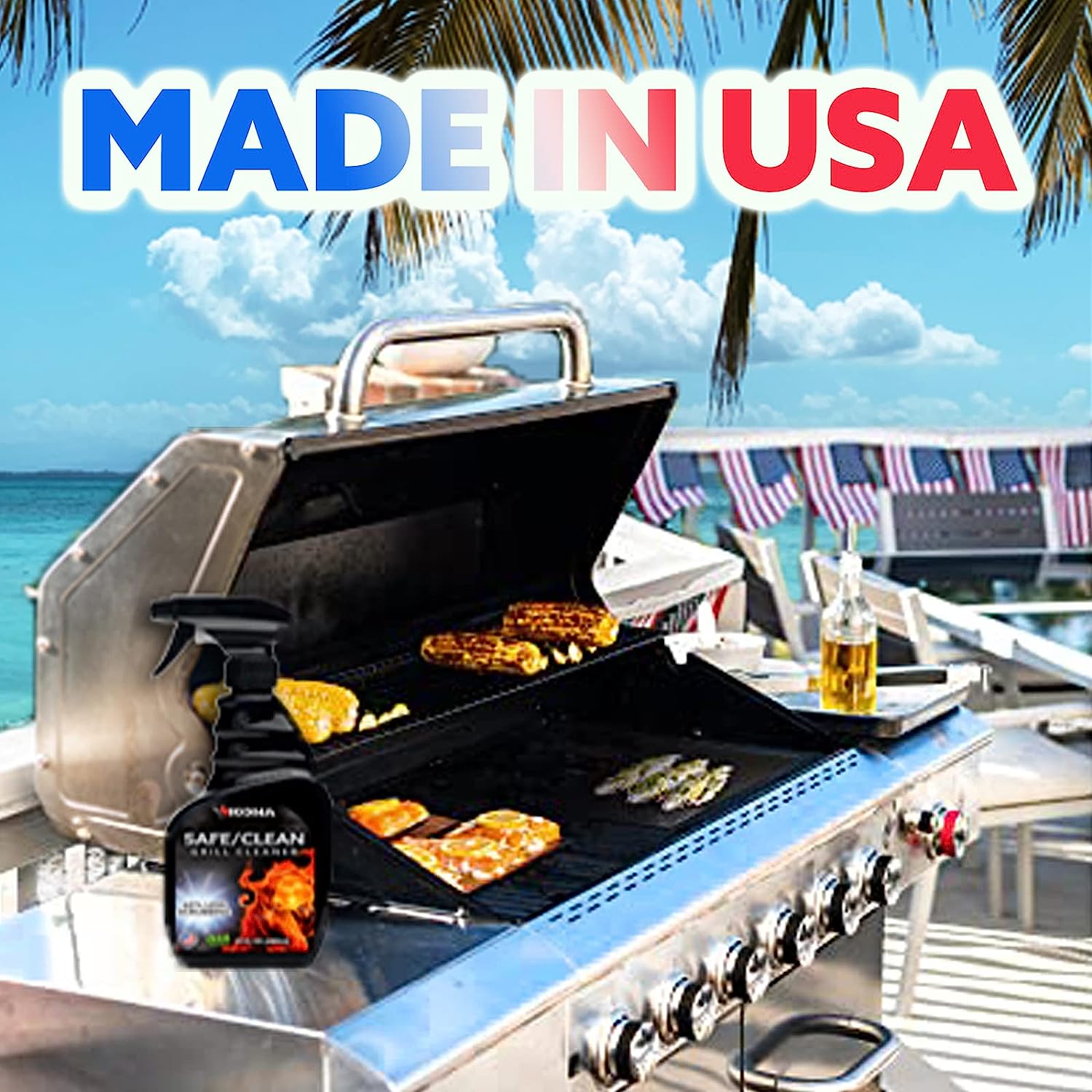 Safe/Clean Grill Cleaner Spray - 8 oz Sample