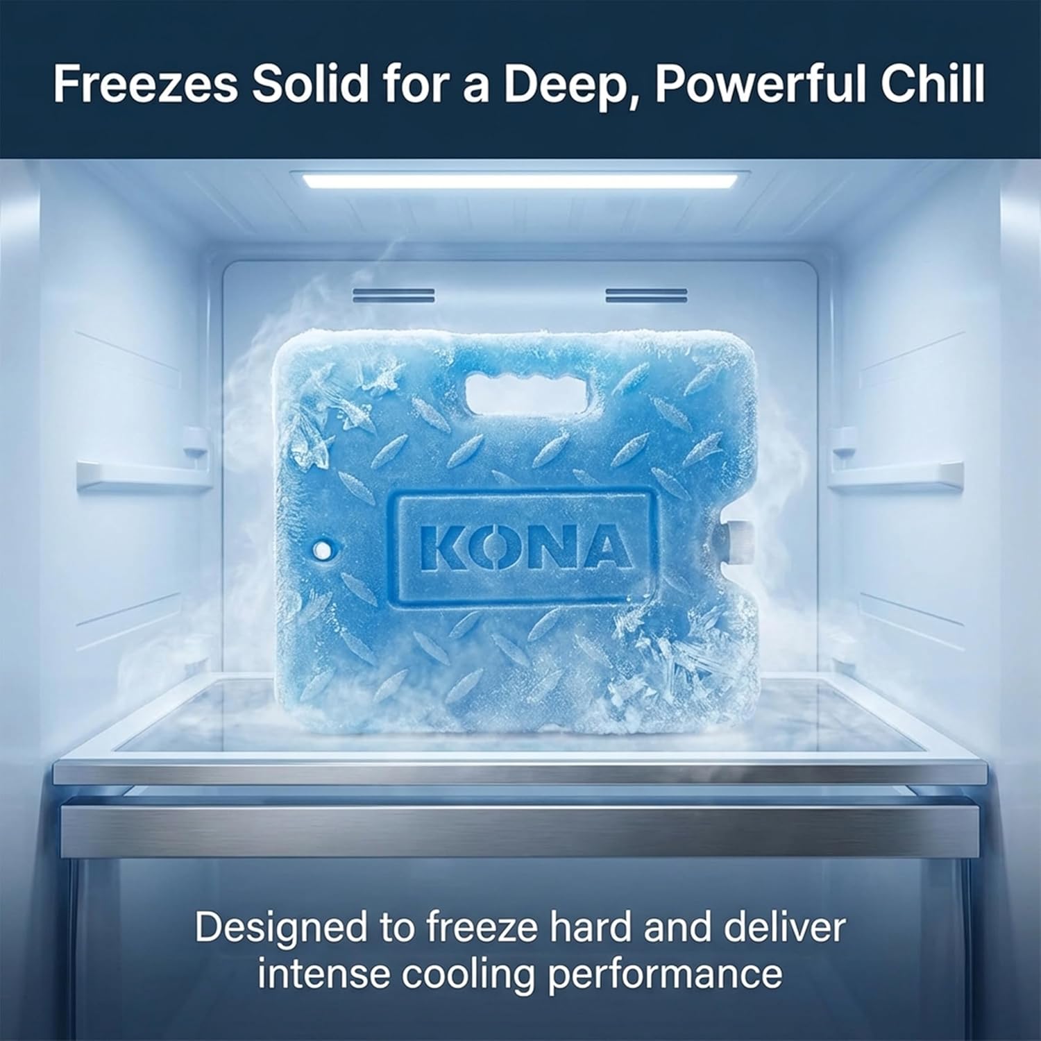 Blue XL Heavy Duty Ice Pack for Coolers - 4 lb.