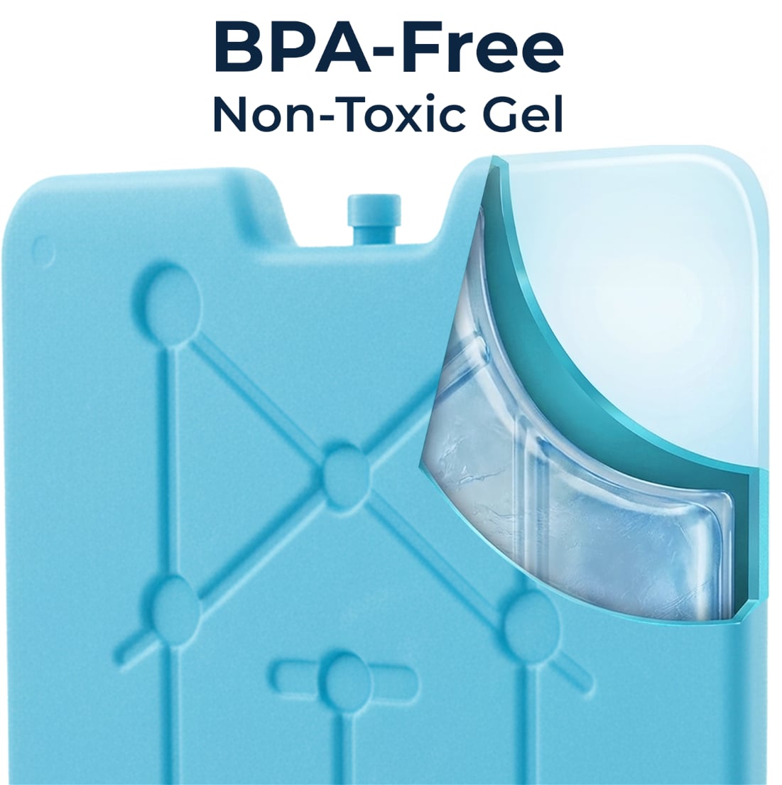 XXL Slim Space Saving Ice Packs for Coolers - 13" x 10" x 0.4"