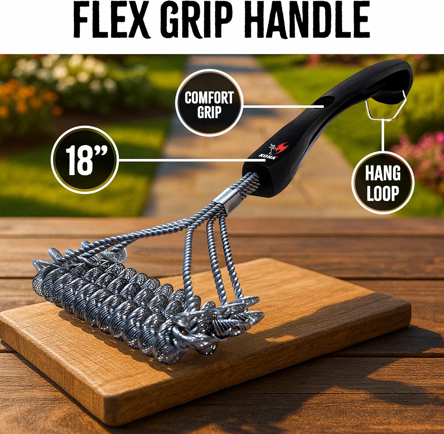 Safe/Clean Bristle Free Grill Brush