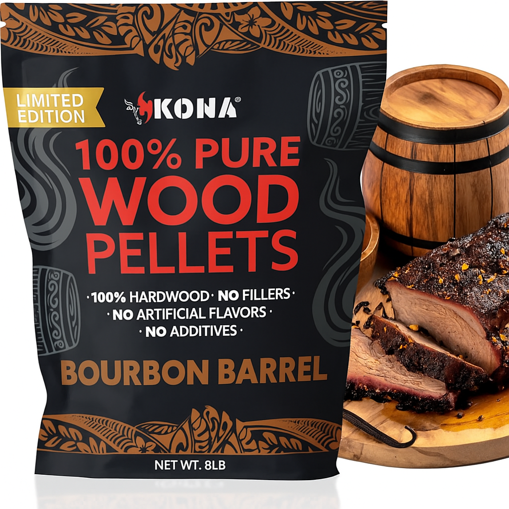Kona Bourbon Barrel Wood Smoker Pellets for Ninja Woodfire & Smokers