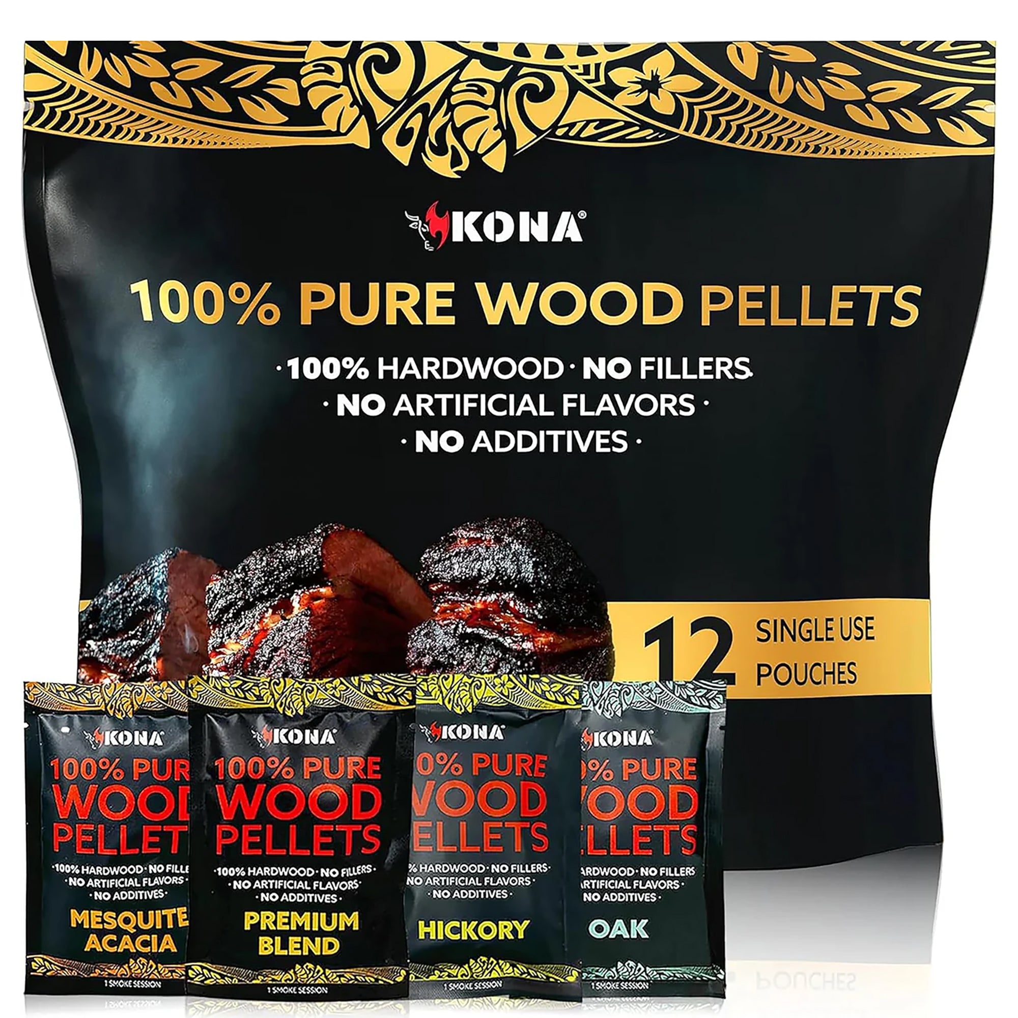 Single-Use Pouches Wood Smoker Pellets for Ninja Woodfire Grill