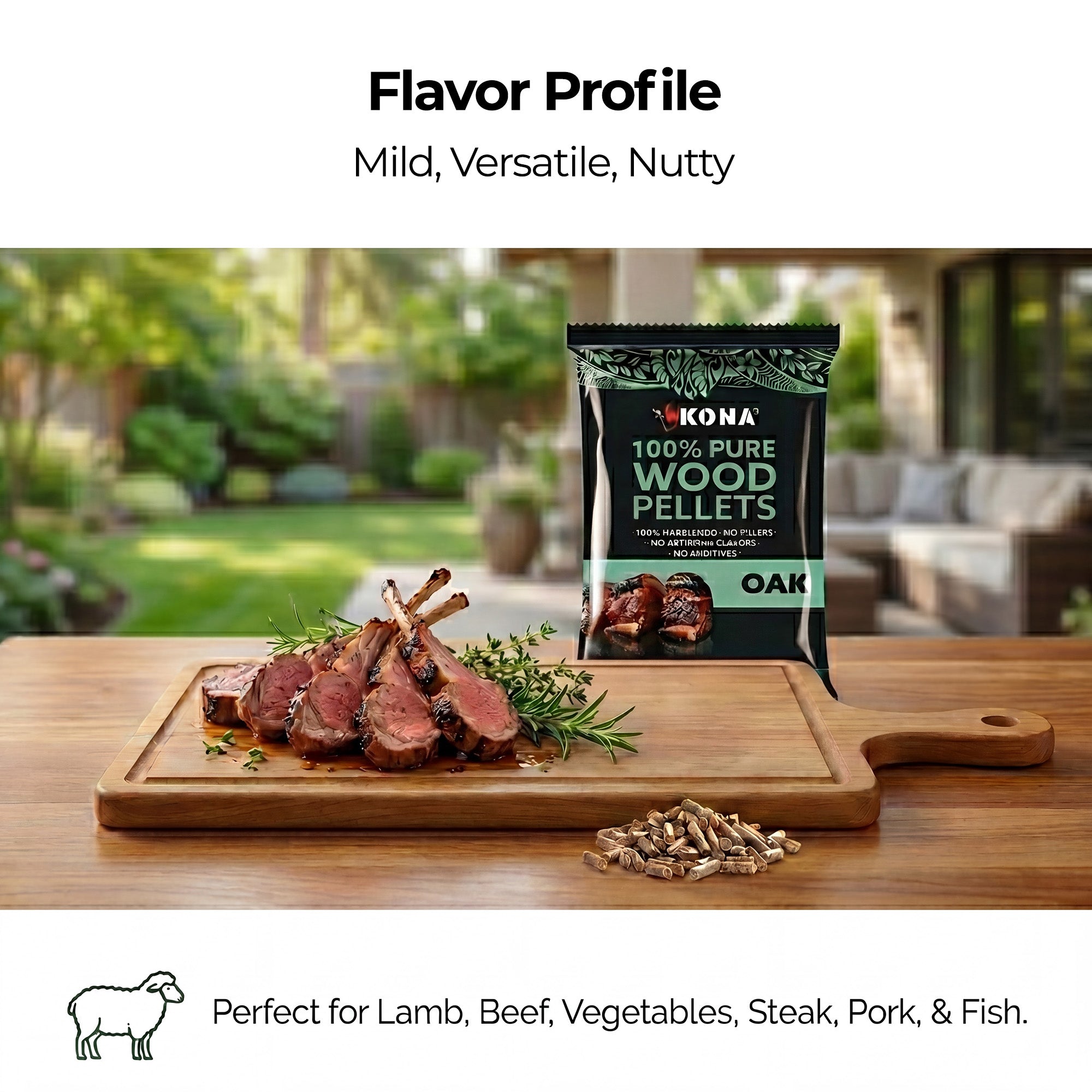 Kona Smoke Pods™ 100% Oak (24-Pack) for Ninja Woodfire Grill