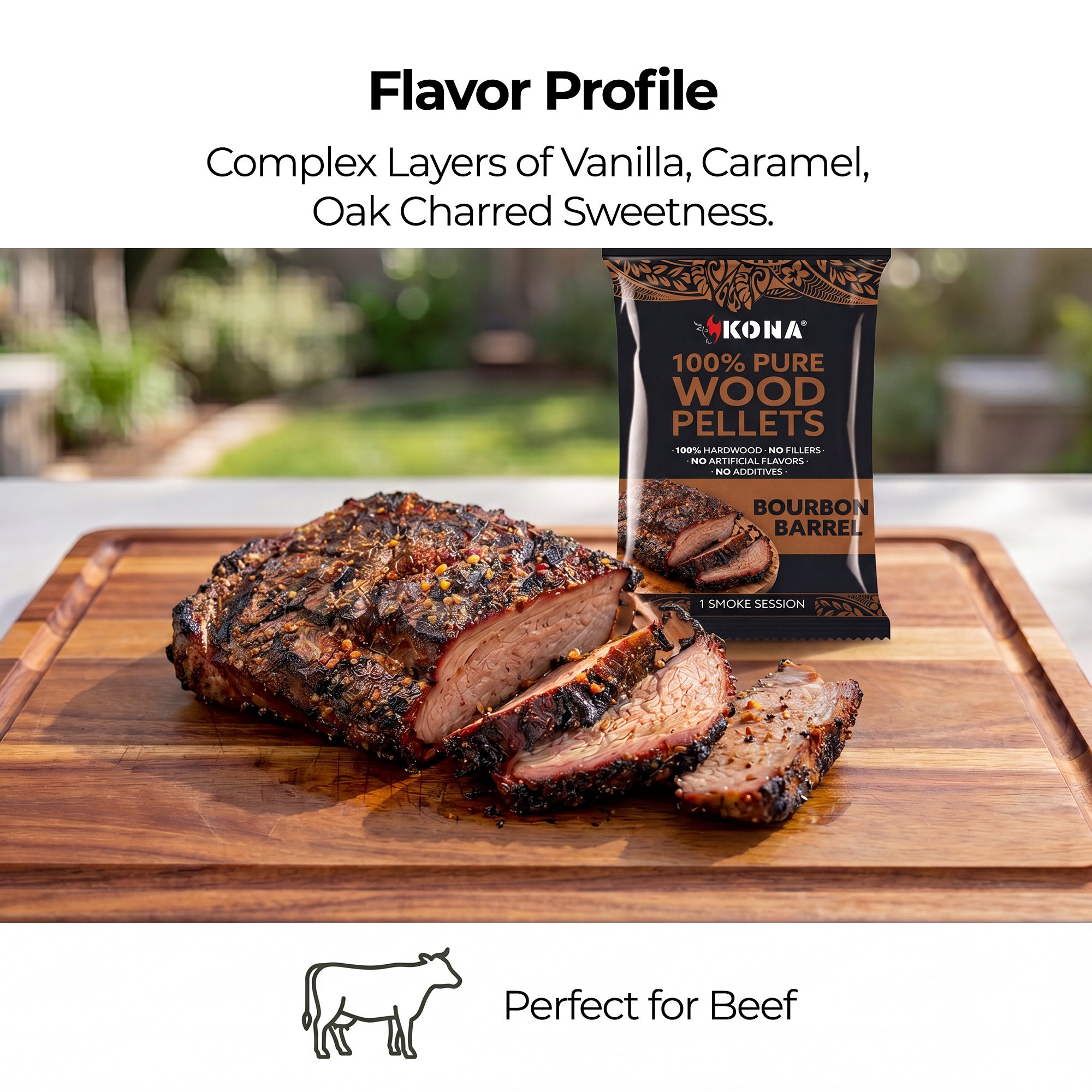 Kona Smoke Pods™ Bourbon Barrel Blend (24-Pack) for Ninja Woodfire Grill
