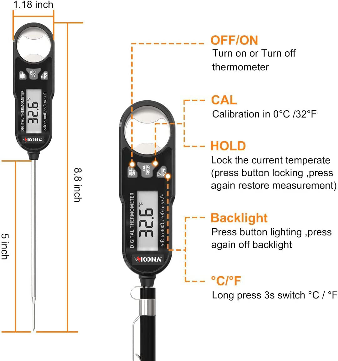 Digital Meat and Candy Thermometer