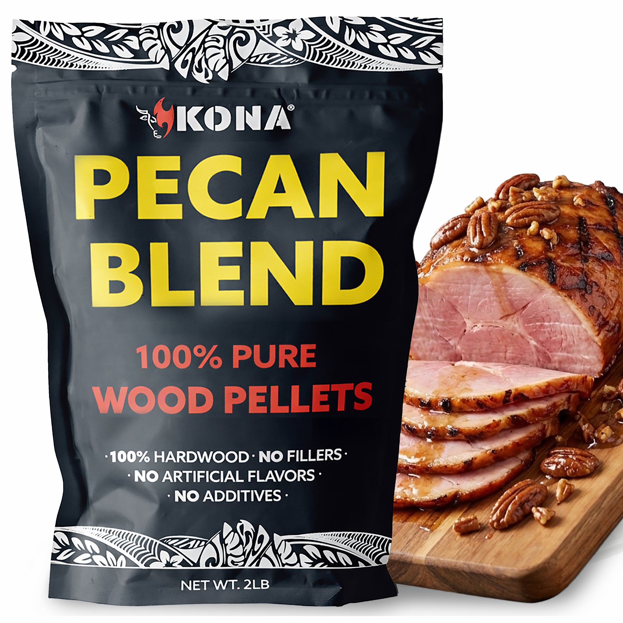 Kona Sweet Praline Pecan Wood Smoker Pellets for Ninja Woodfire & Smokers