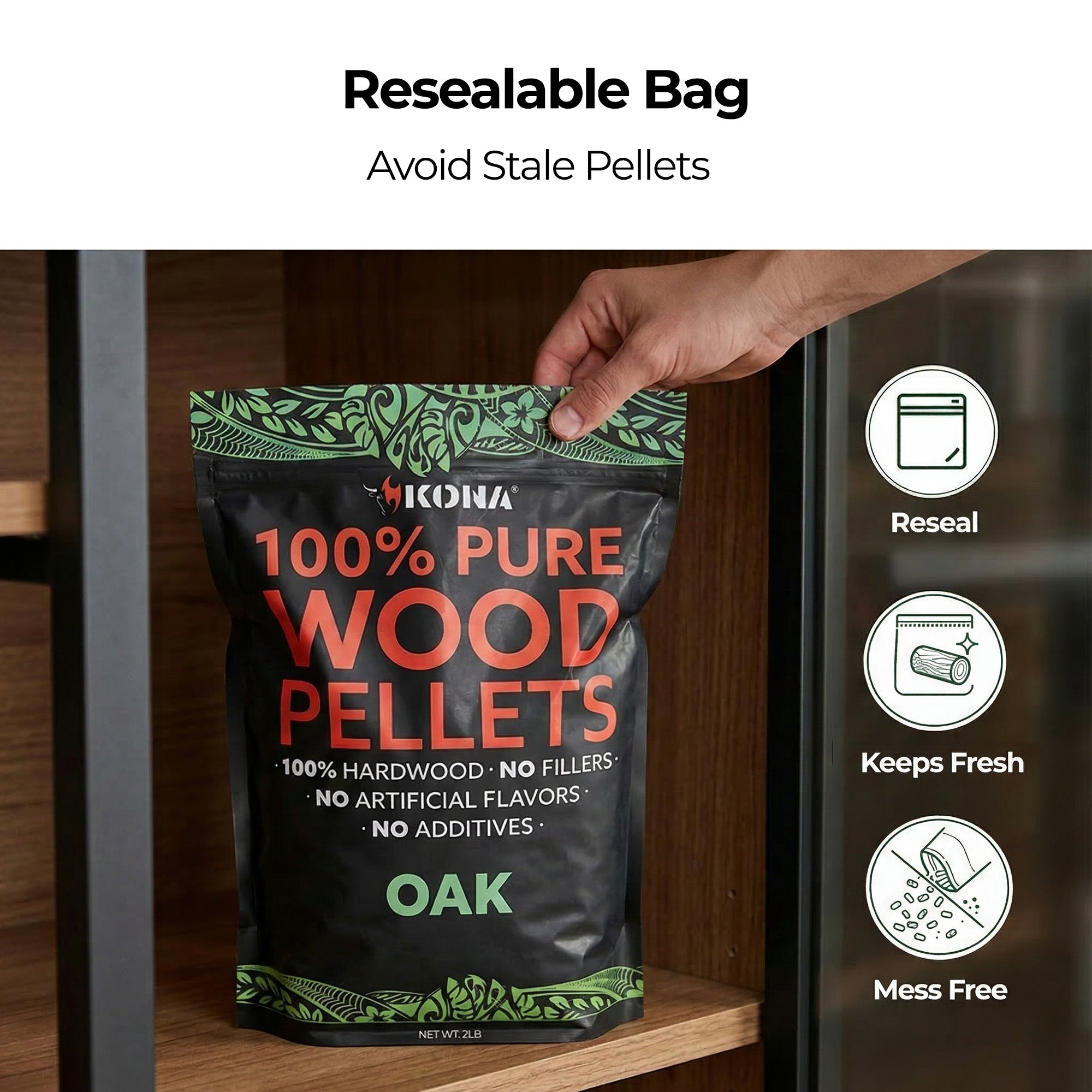 100% Oak Wood Smoker Pellets