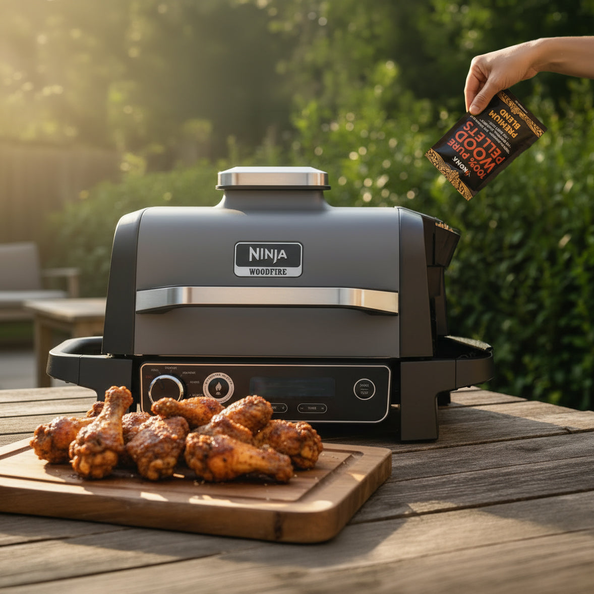 Single-Use Pouches Wood Smoker Pellets for Ninja Woodfire Grill