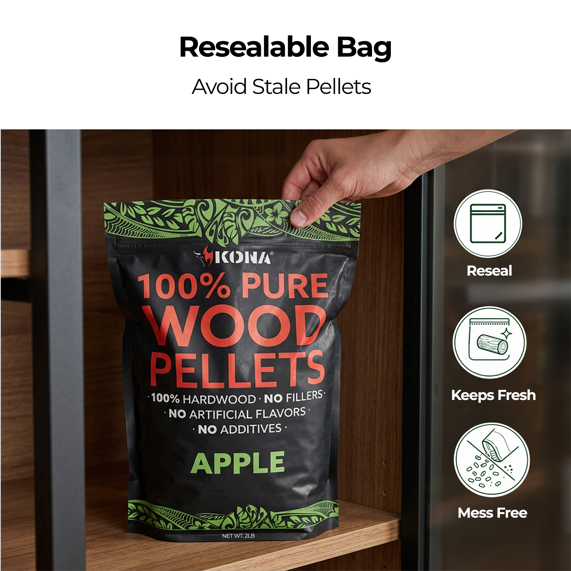 100% Apple Wood Smoker Pellets