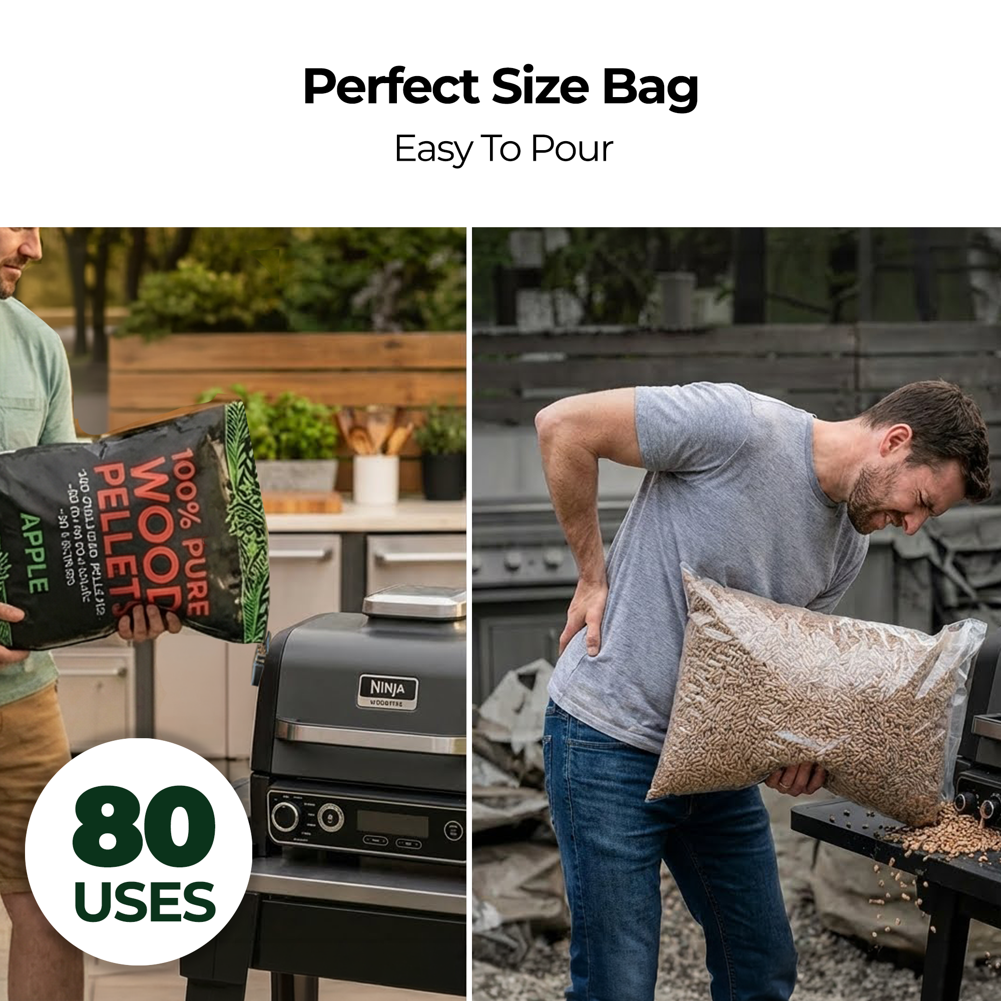 100% Apple Wood Smoker Pellets