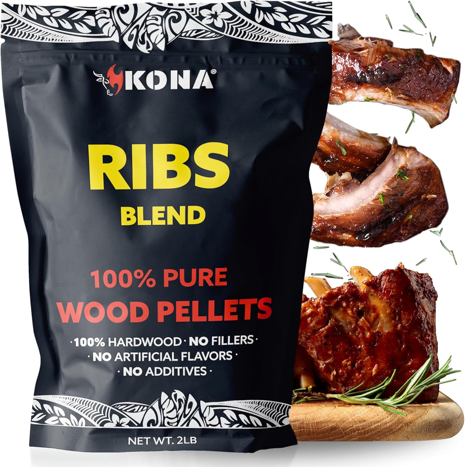 Ribs Blend Wood Smoker Pellets