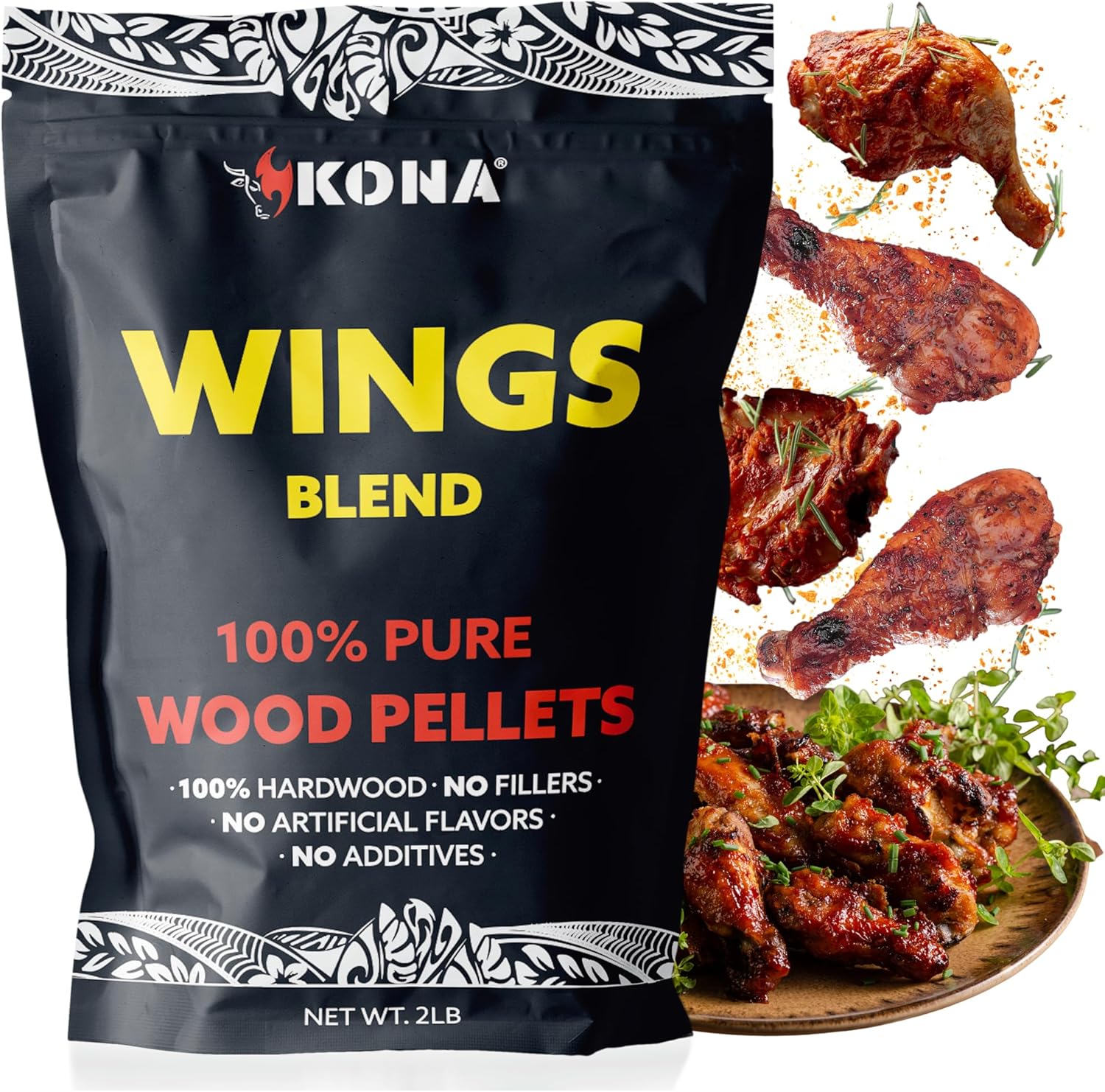 Wings Blend Wood Smoker Pellets