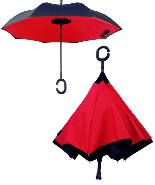 Kona Ultimate Umbrella ~ Virtually Indestructible Windproof Double Layer Inverted Umbrella