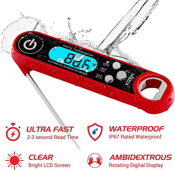 Instant Read Folding Meat Thermometer