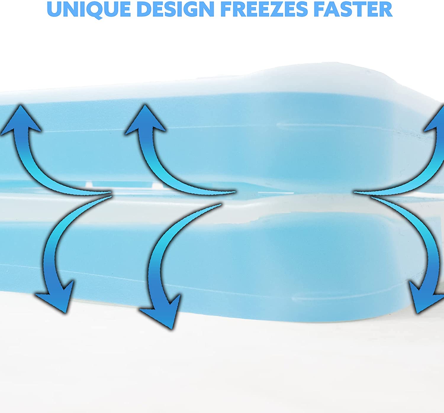 OPEN BOX: Blue Heavy Duty Ice Pack for Coolers - 4 lb.