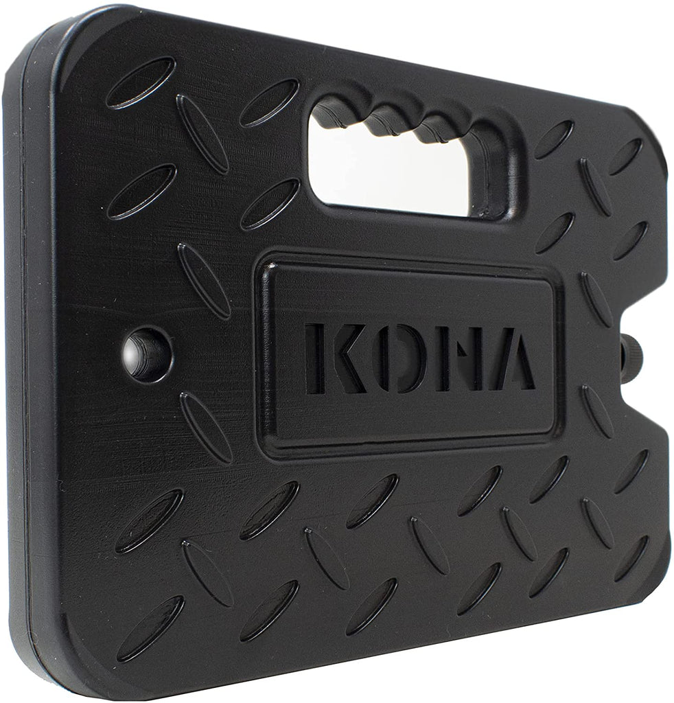 Kona XL 4 lb. Black Ice Pack for Coolers - Extreme Long Lasting (-5C) Gel, Just Add Water Before First Use - Refreezable, Reusable