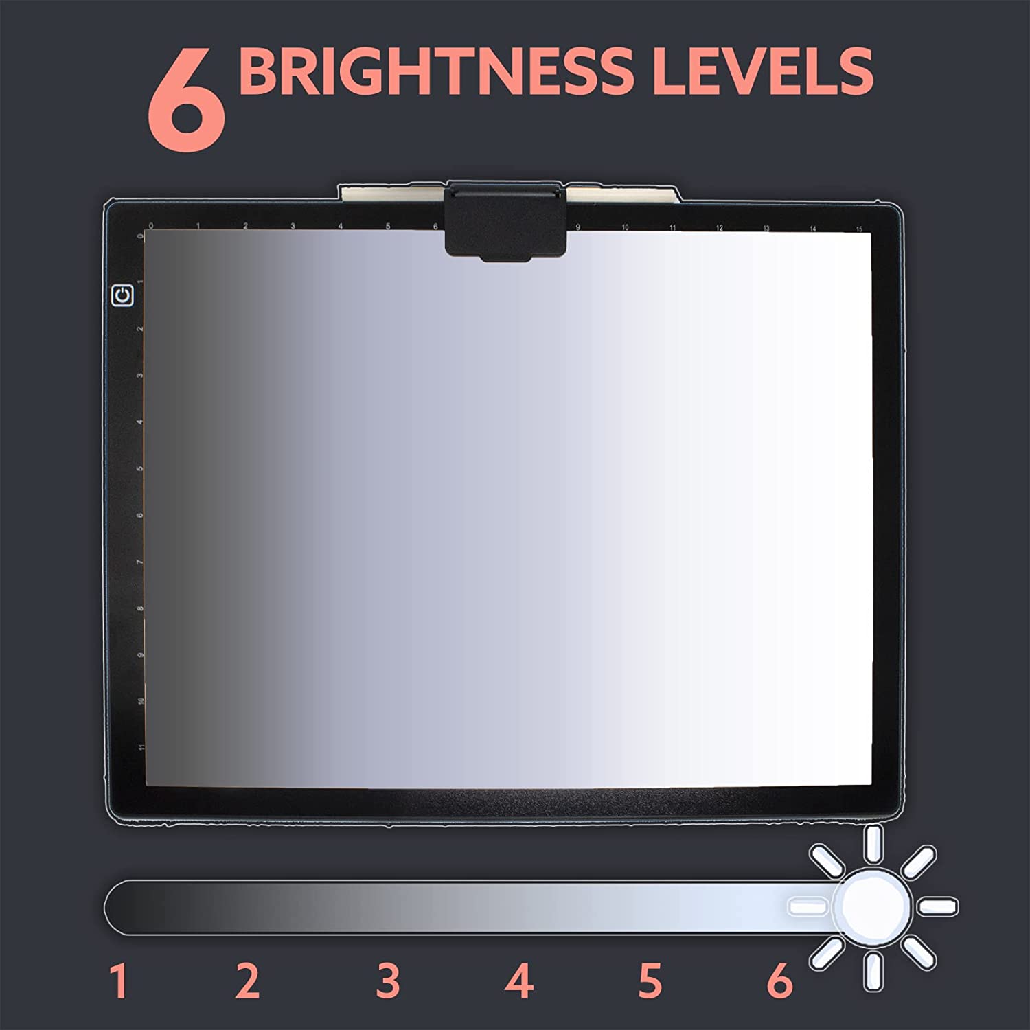 A3 LED Bright Light Pad for Diamond Painting - Professional Quality - USB Powered Light Board Kit, Adjustable Brightness with Premium Pen and Paper Holder