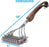 Wood Grain Safe/Clean Bristle-Free Grill Brush - 18" Stainless Steel