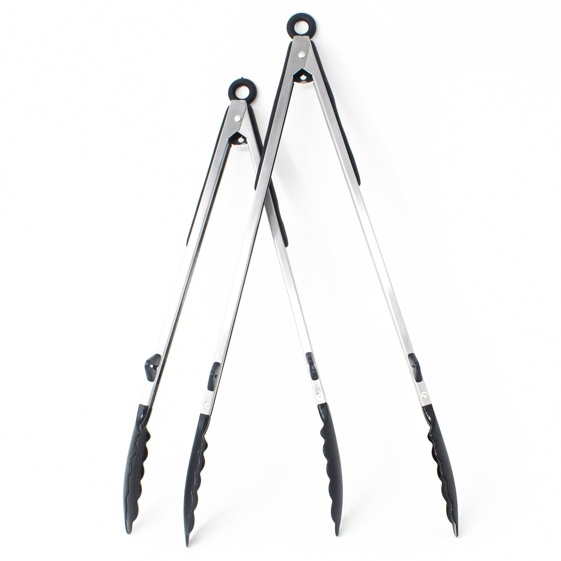 Grill Tongs Set - Grill Mat Safe - 17