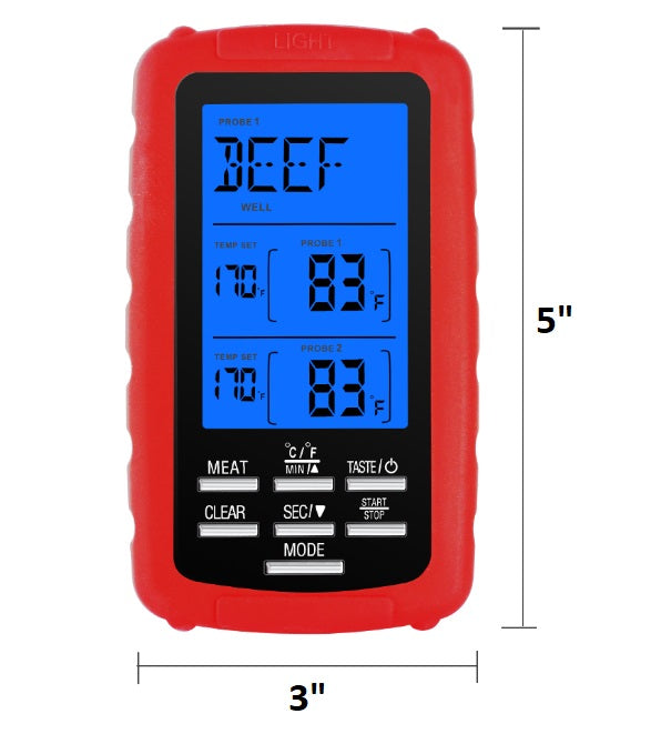 Wireless Remote Digital Grill Thermometer