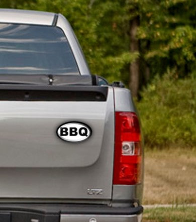 BBQ Vinyl Sticker - Waterproof, UV Resistant, Dishwasher Safe