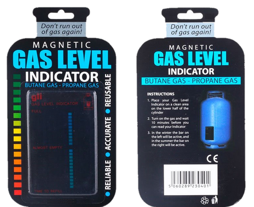 (Set of 2) Propane Fuel Level Indicators - Magnetic & Reusable