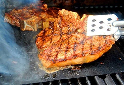 reverse sear steak on grill mats
