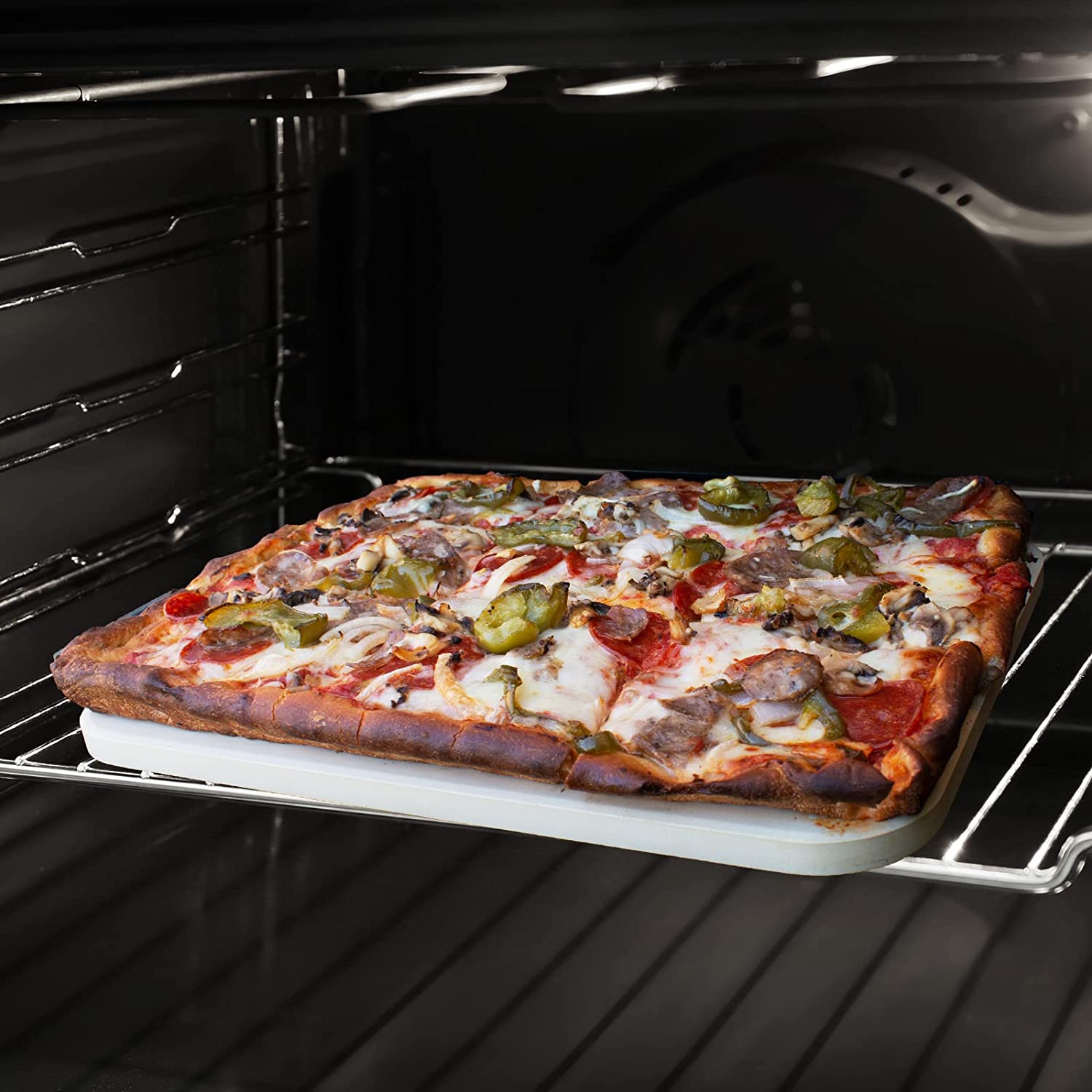 Kona Rectangle Cordierite Pizza Stone - 15"x12"