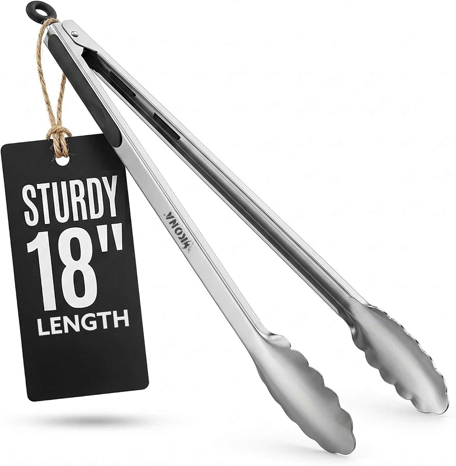 Stainless Steel Locking Grill Tongs - 18"