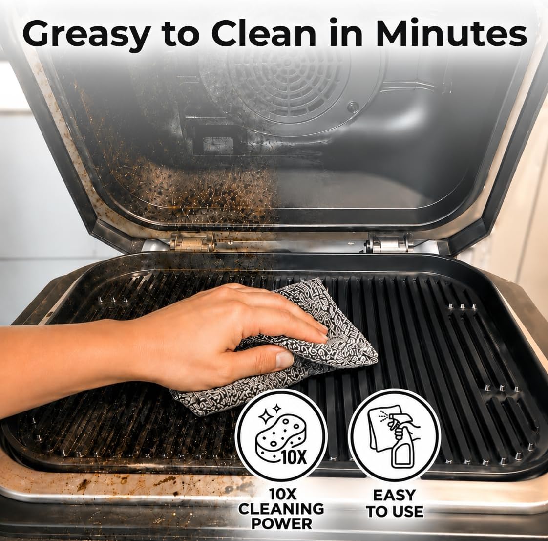 Kona Safe/Clean Air Fryer Cleaner and Degreaser Kit