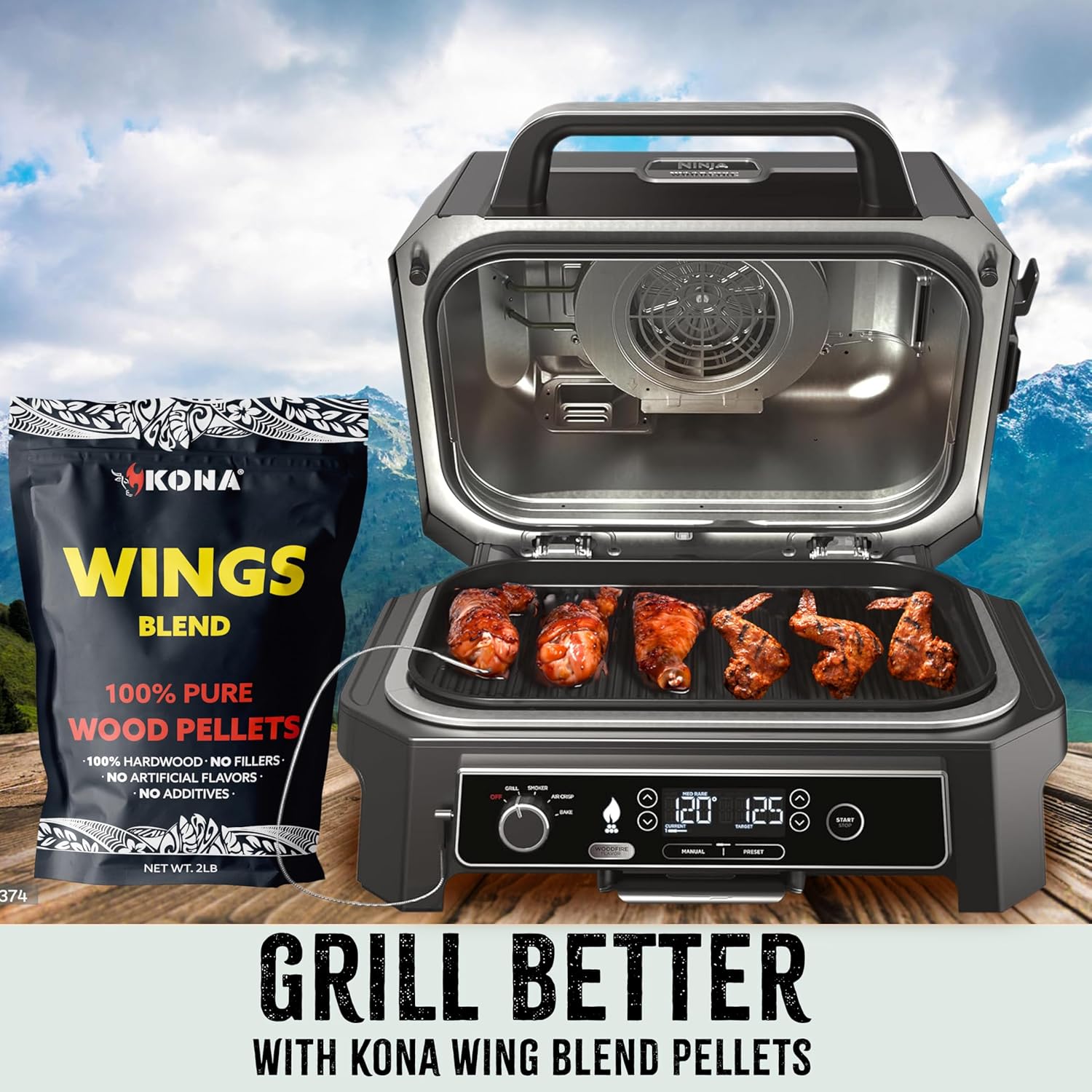 Wings Blend Wood Smoker Pellets