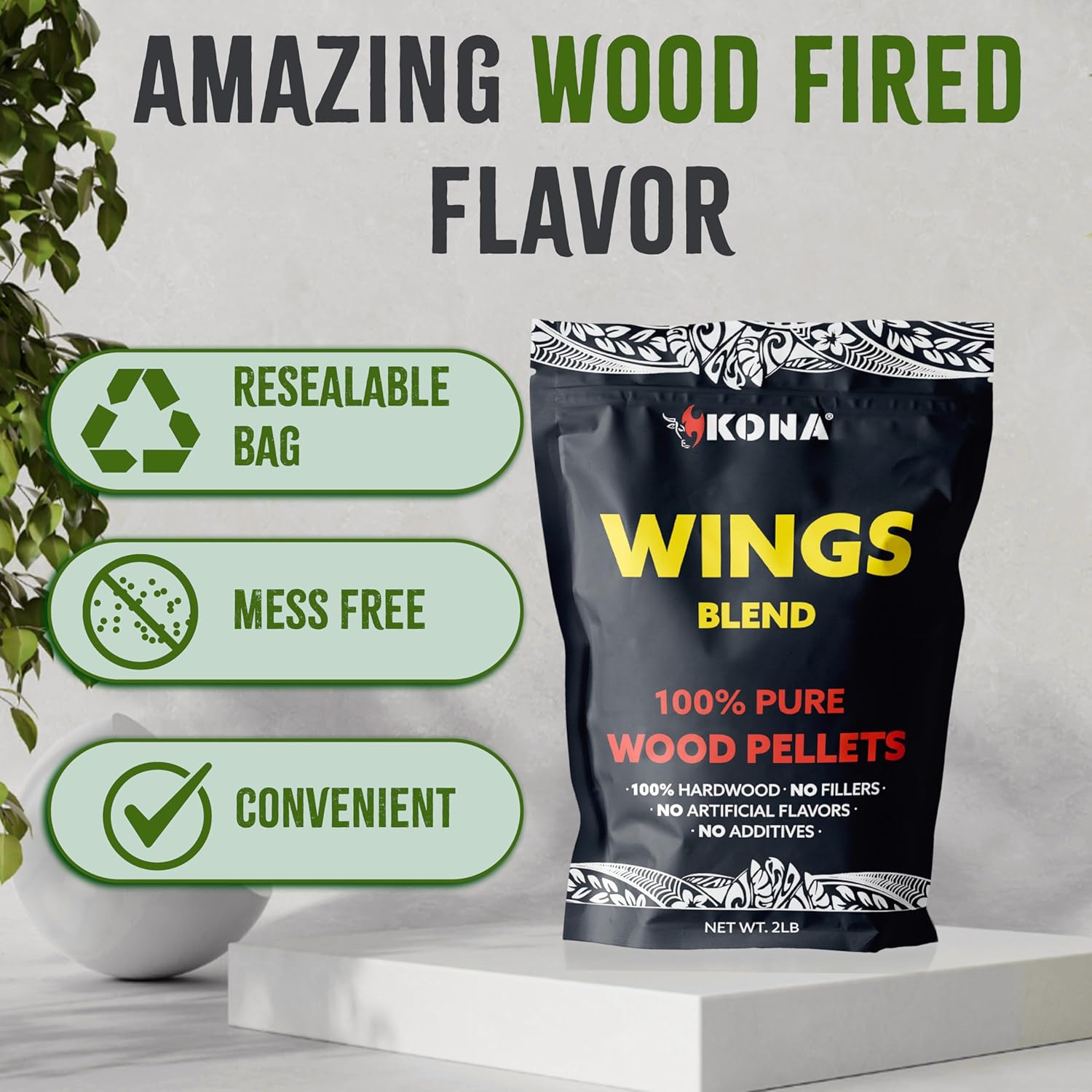 Wings Blend Wood Smoker Pellets