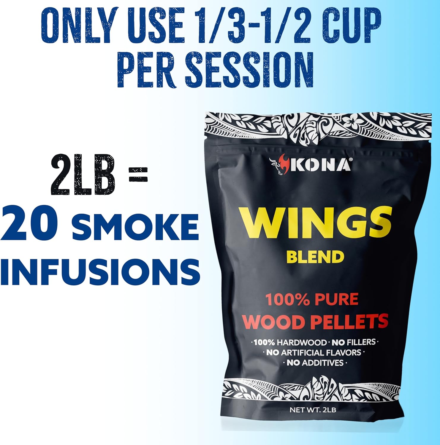 Wings Blend Wood Smoker Pellets