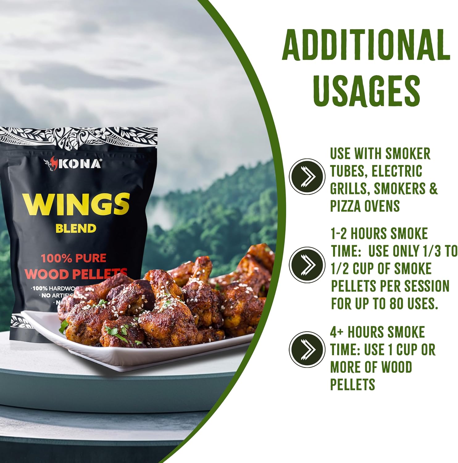 Wings Blend Wood Smoker Pellets