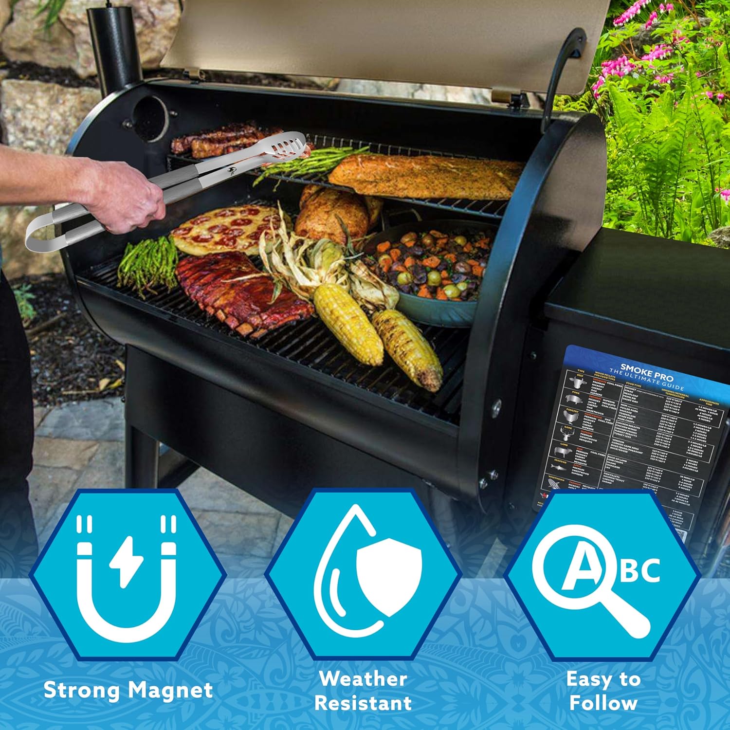 Magnetic Wood Pellet & Smoking Guide