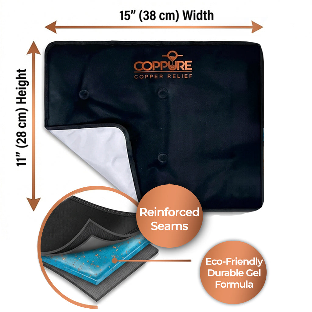 Soft Flexible Medical Ice Packs for Injuries – 15” x 11” - 2 Pack