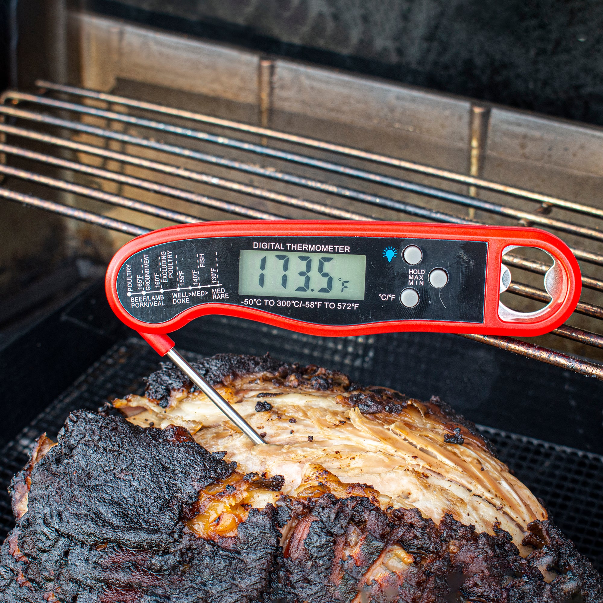 Instant Read Folding Meat Thermometer