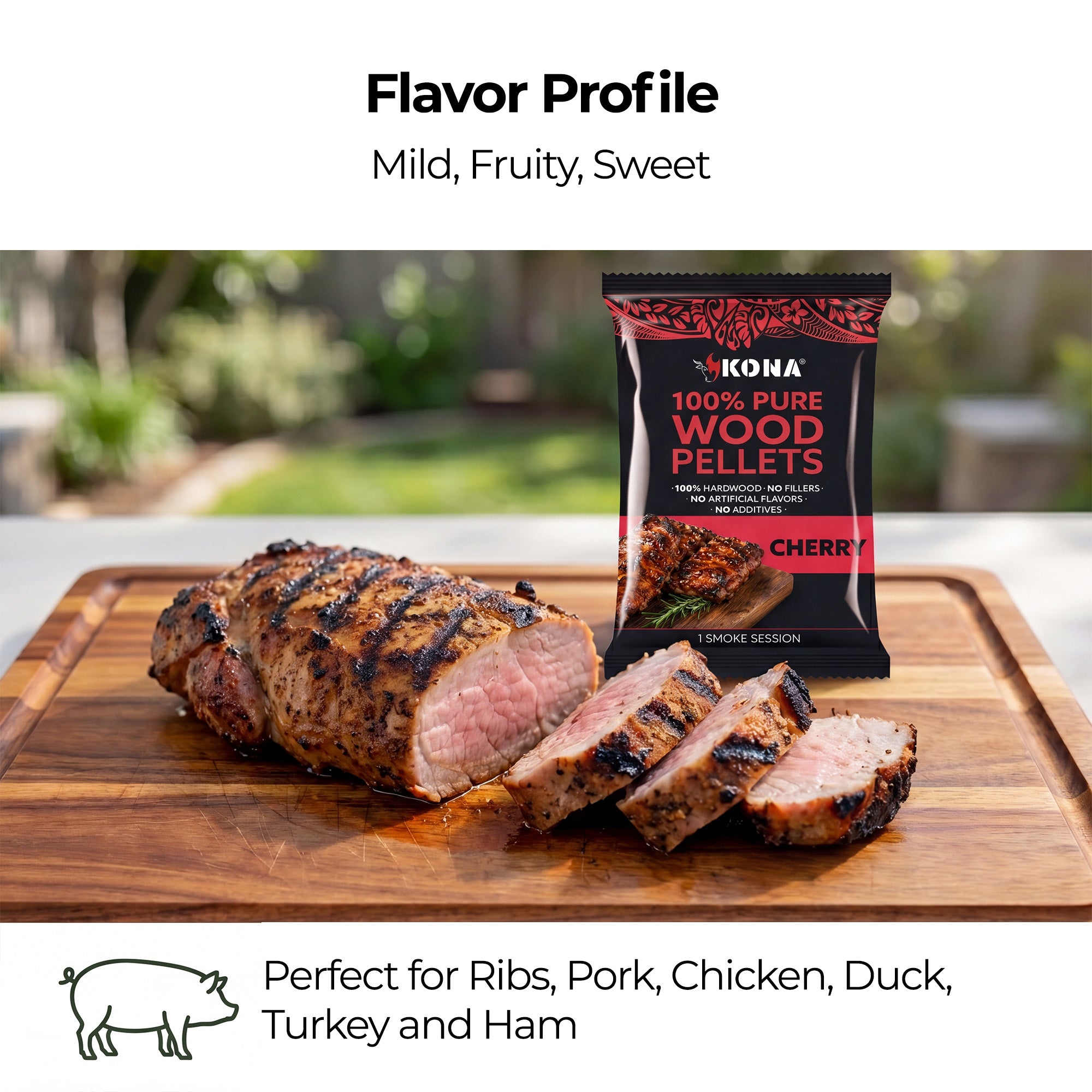 Kona Smoke Pods™ 100% Cherry (24-Pack) for Ninja Woodfire Grill