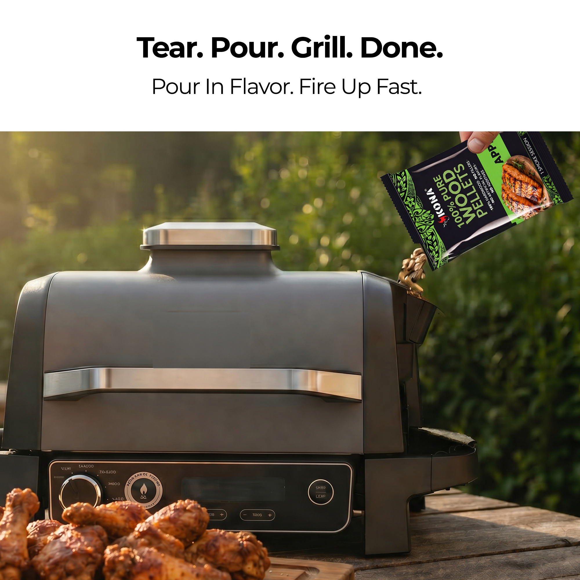 Kona Smoke Pods™ 100% Apple (24-Pack) for Ninja Woodfire Grill