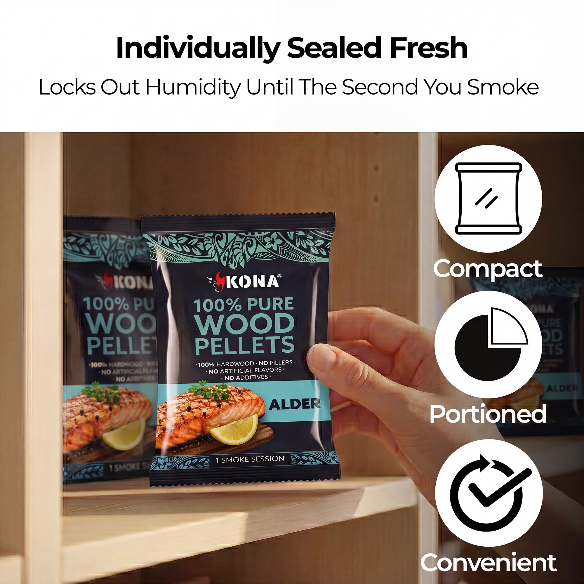 Kona Smoke Pods™ Alder Blend (24-Pack) for Ninja Woodfire Grill