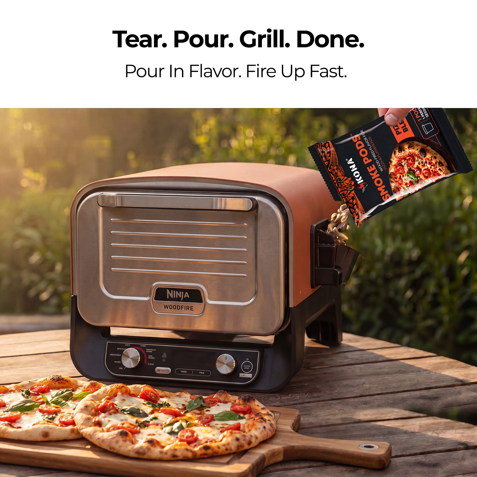Kona Smoke Pods™ Pizza Blend (24-Pack) for Ninja Woodfire Grill