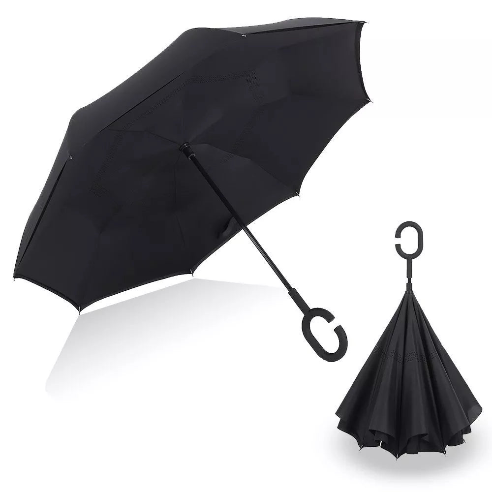 Windproof Double Layer Inverted Umbrella
