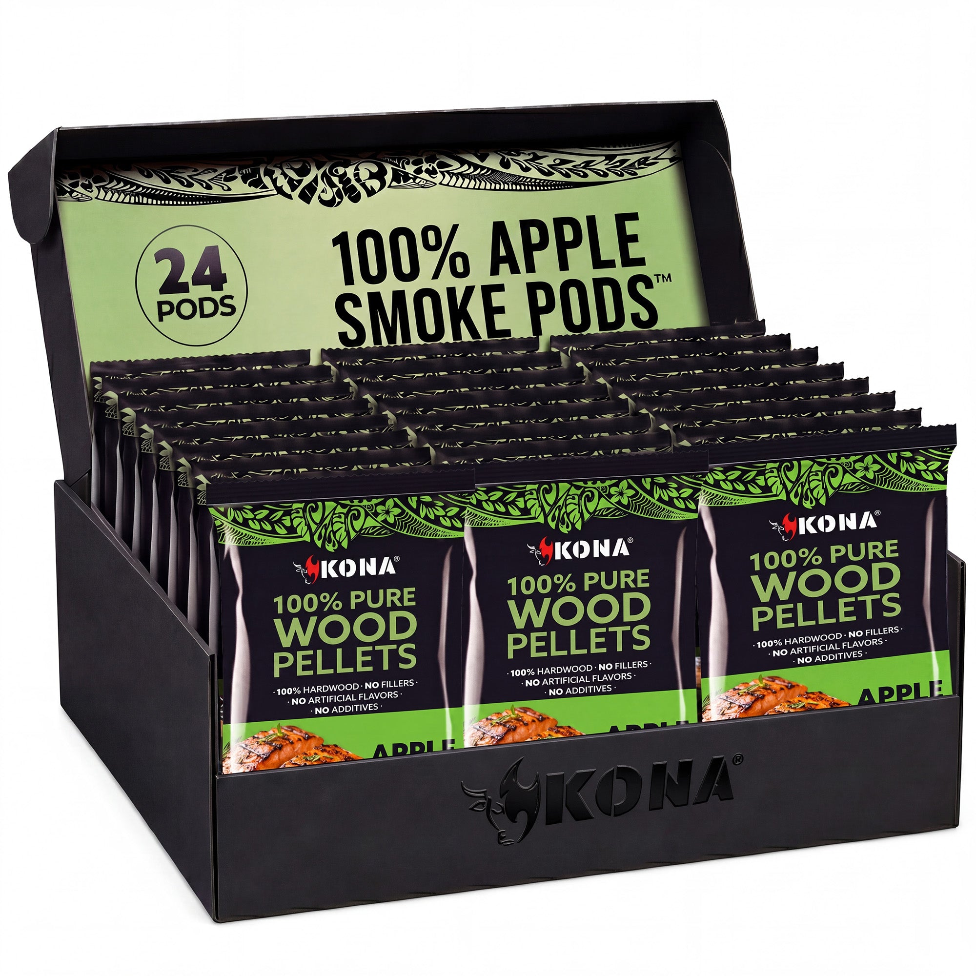 Kona Smoke Pods™ 100% Apple (24-Pack) for Ninja Woodfire Grill
