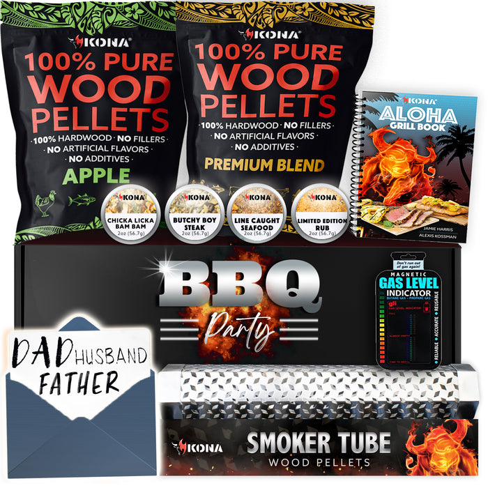 Smoke & Spice Ultimate Grillers Gift Box - Pellets, Smoker Tube, Seasonings in Stunning Gift Box