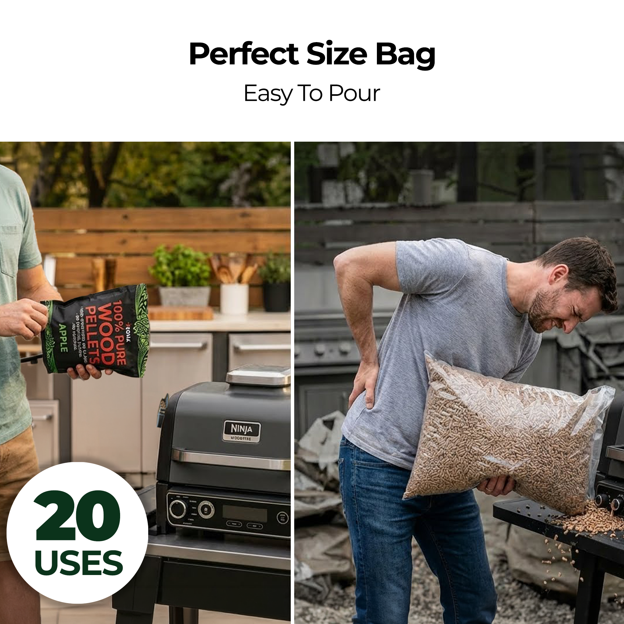 100% Apple Wood Smoker Pellets