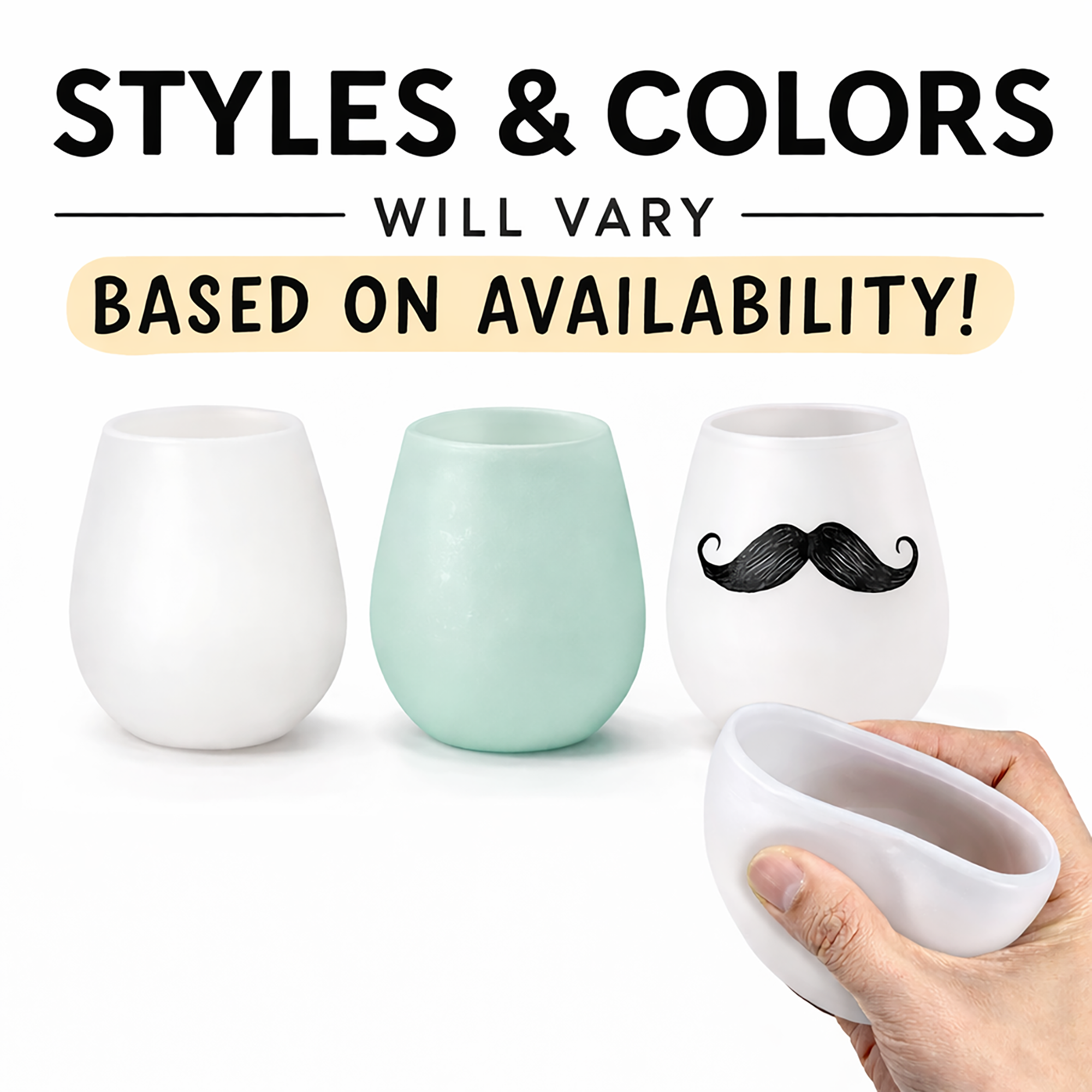 Unbreakable Traveling Silicone Wine Glass (2 Pack)