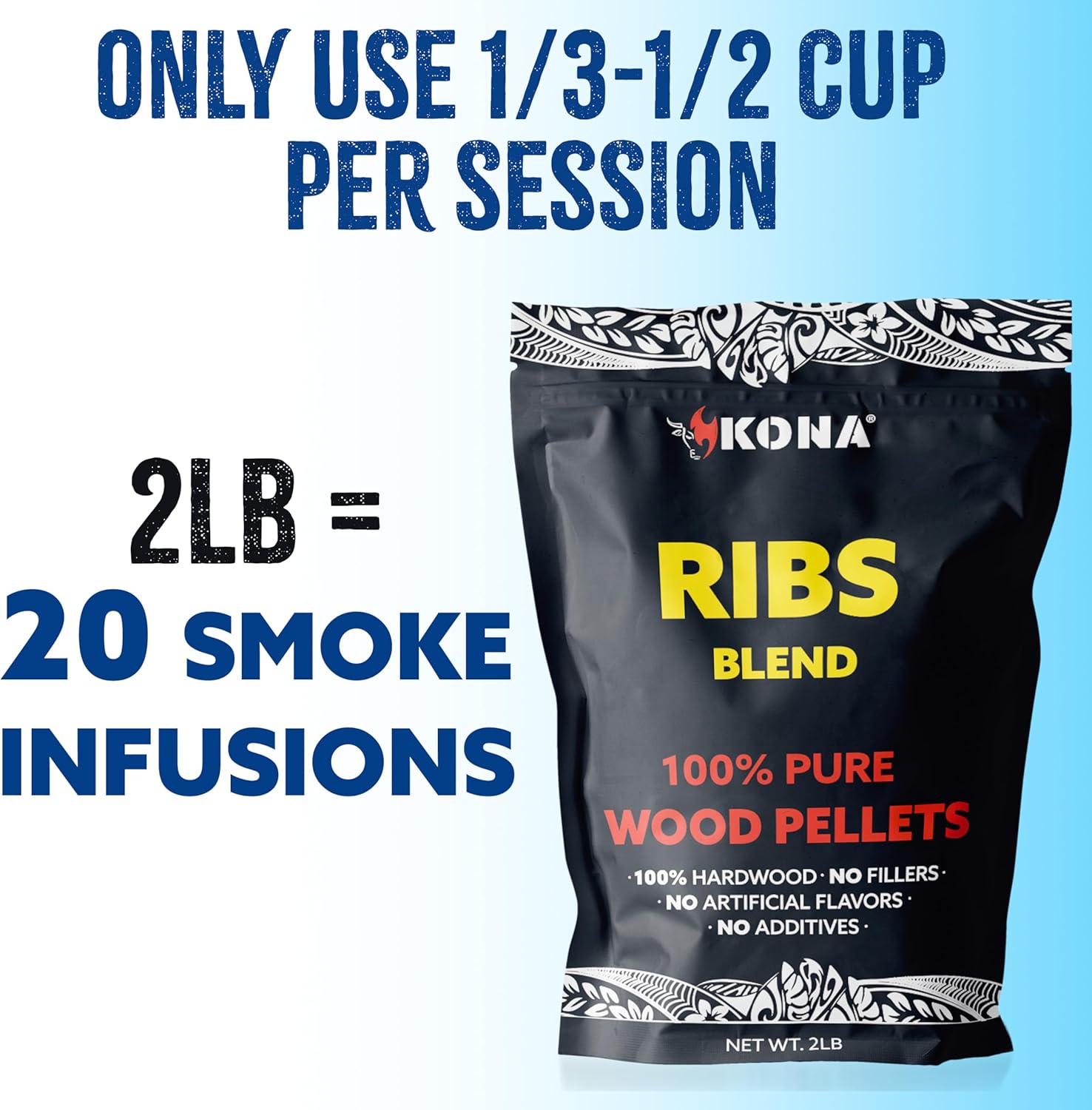 Ribs Blend Wood Smoker Pellets
